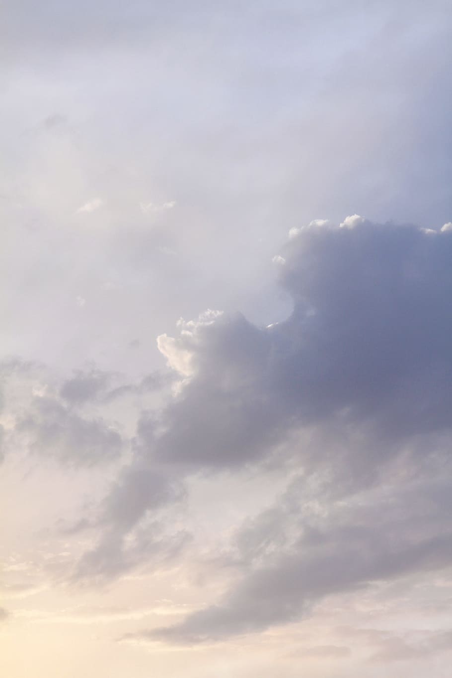 Scenic View of Sky, cloudiness, clouds, cloudscape, cloudy, heaven HD wallpaper