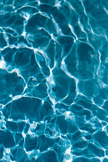 Wavy water surface in a swimming pool, wave, abstract, background HD wallpaper
