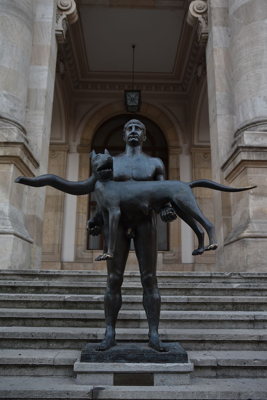bucharest, romania, statue, architecture, the building, sculpture HD wallpaper