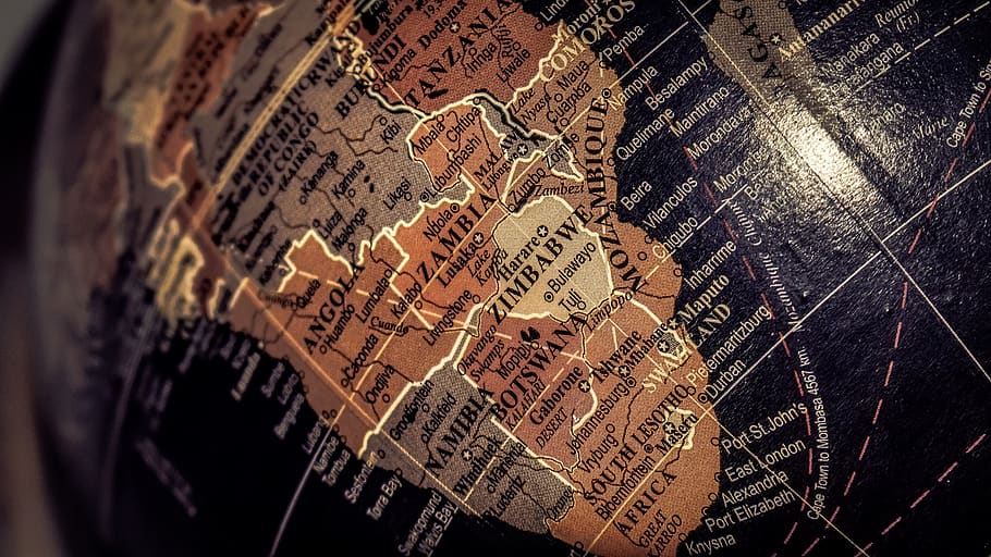 globe, africa, earth, sphere, text, indoors, no people, communication HD wallpaper