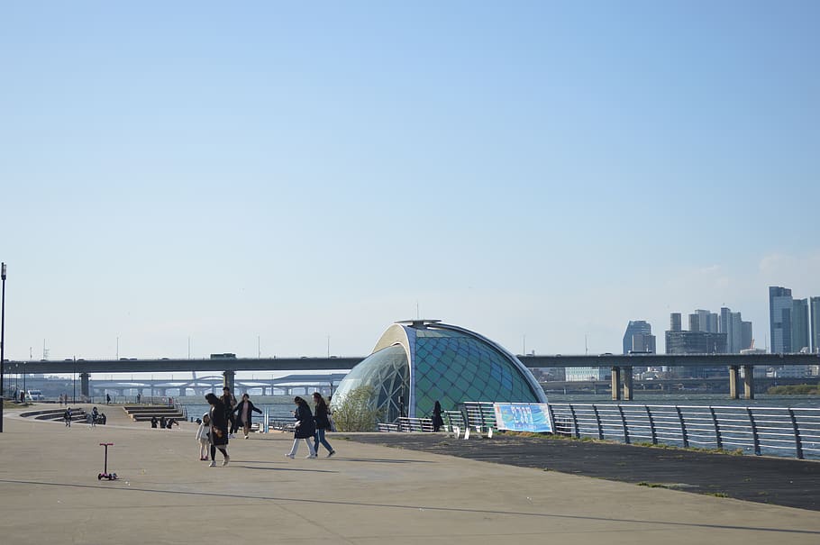 Dome Building, architecture, bridge, city, daylight, sky, built structure HD wallpaper