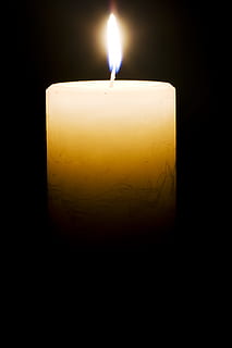 black, flame, background, church, wax, candlelight, decoration HD wallpaper