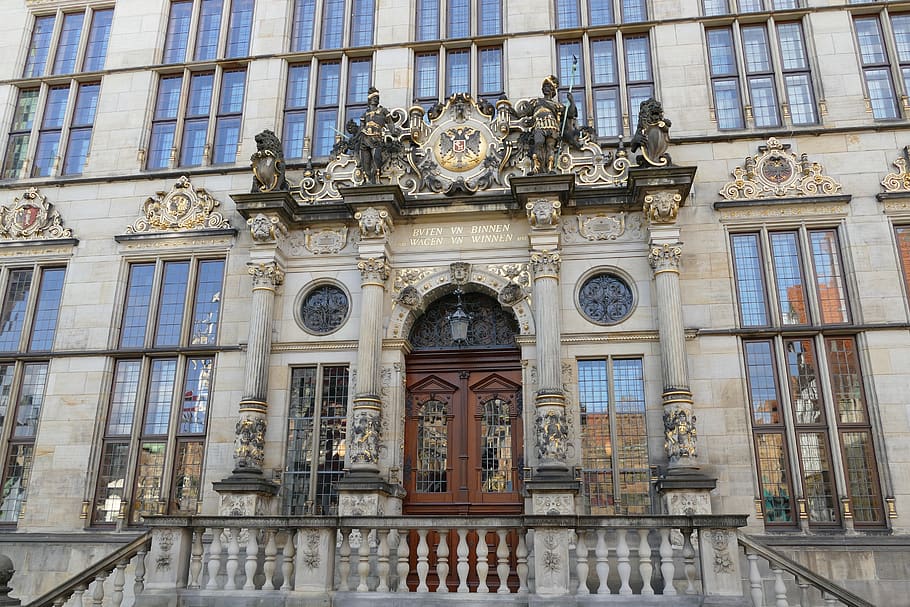 bremen, hanseatic city, market, facade, historically, historic center, HD wallpaper