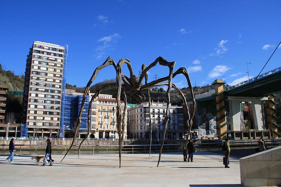 bilbao, spain, españa, spider, architecture, built structure HD wallpaper