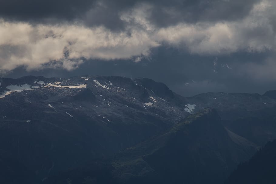 mountain, clouds, sky, landscape, mountains, nature, highlands HD wallpaper