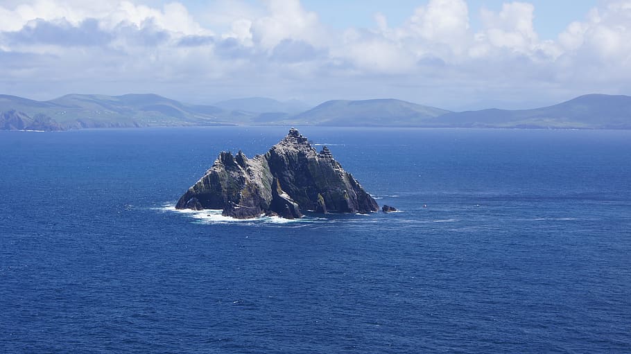 ireland, little skellig, a view of the, skellig michael, atlantic