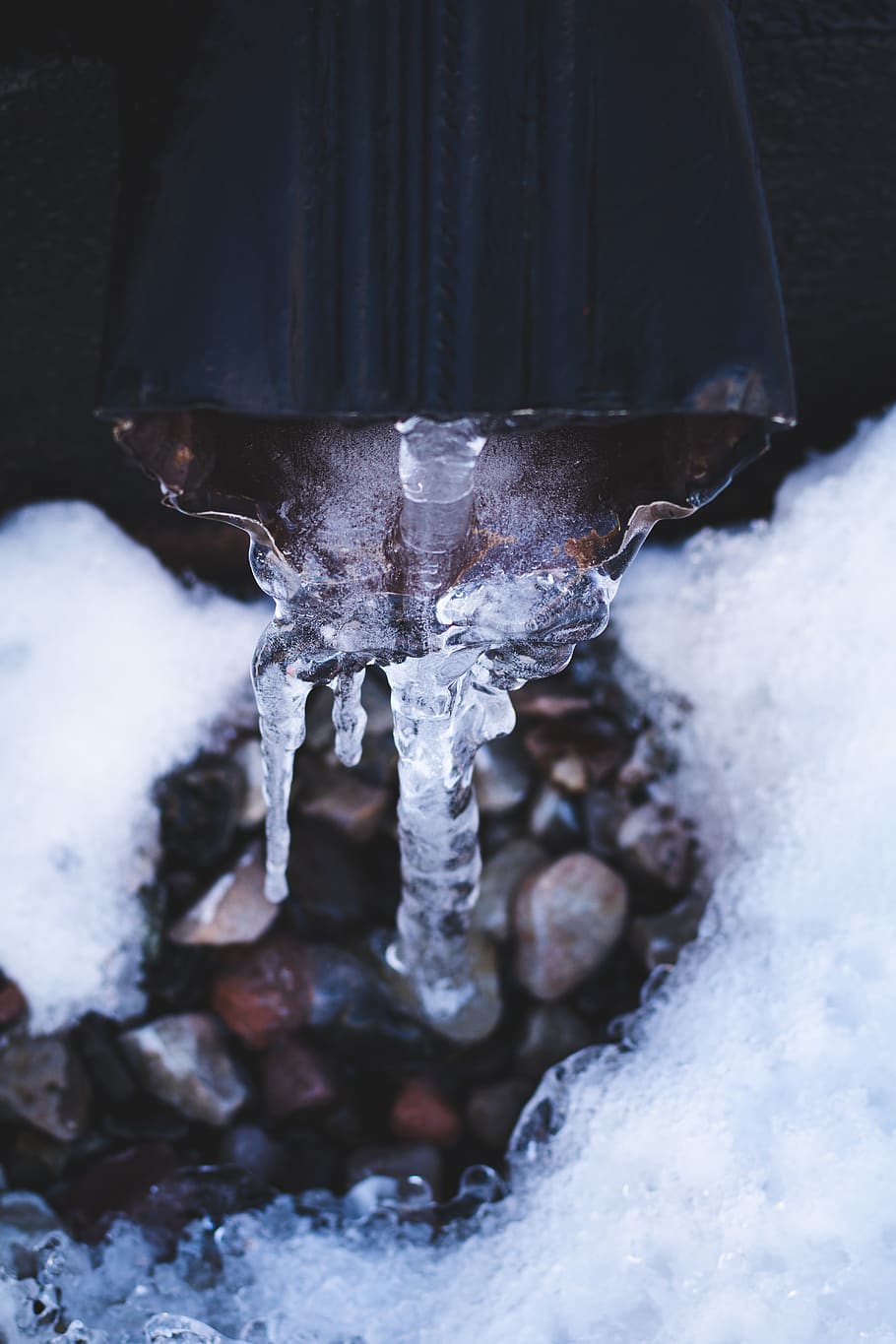 ice melted photography, nature, outdoors, snow, sedona, clothing HD wallpaper