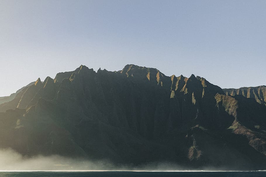 mountain, mountains, ridge, cliff, kauai, oahu, hawaii, travel HD wallpaper