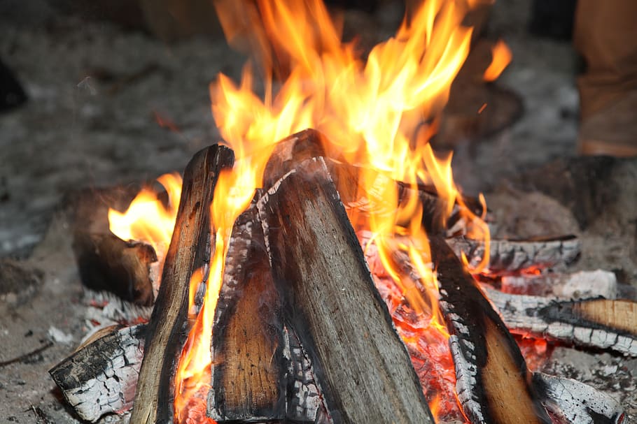 fire, wood, fireplace, burning, hot, energy, grill, power, red HD wallpaper