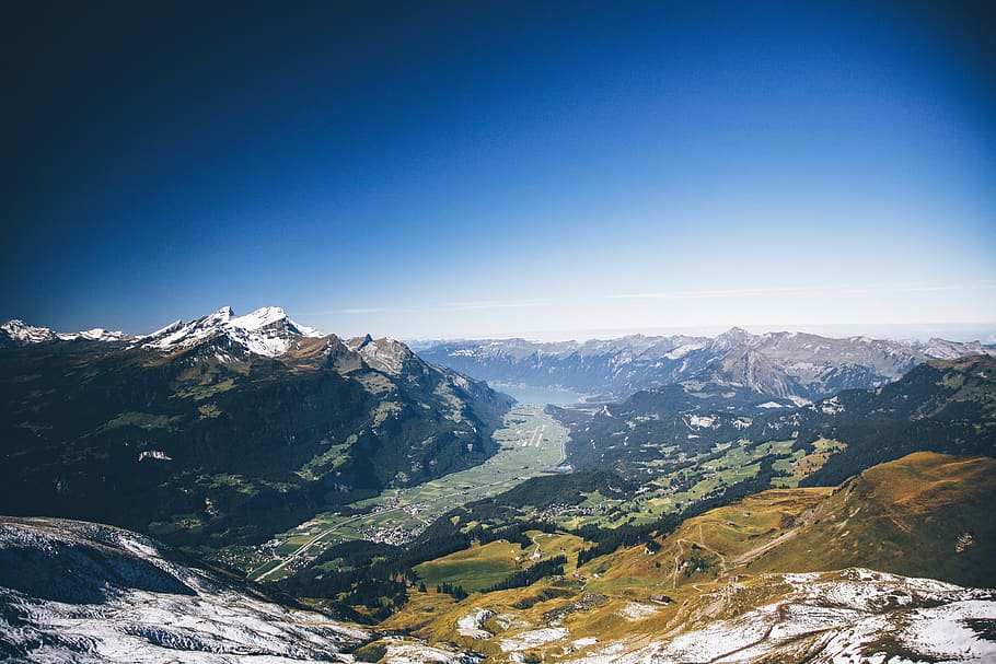mountain ranges, nature, outdoors, landscape, scenery, peak, ice HD wallpaper