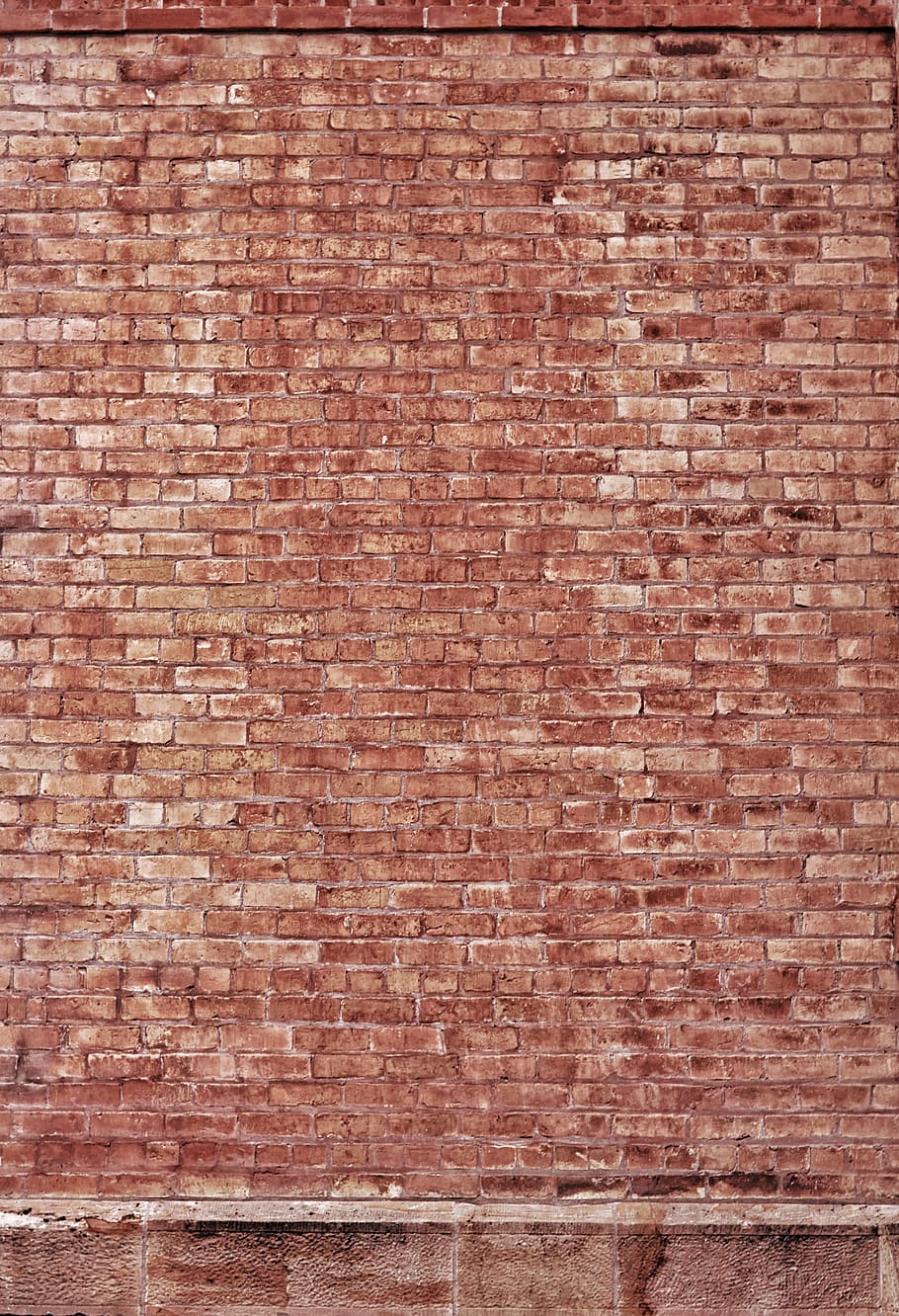 maroon brick wall, textured, backgrounds, full frame, wood - material HD wallpaper