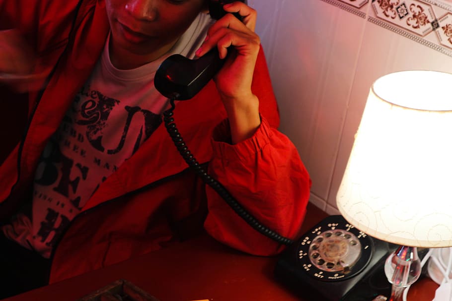 communication, telephone, technology, landline phone, adult HD wallpaper