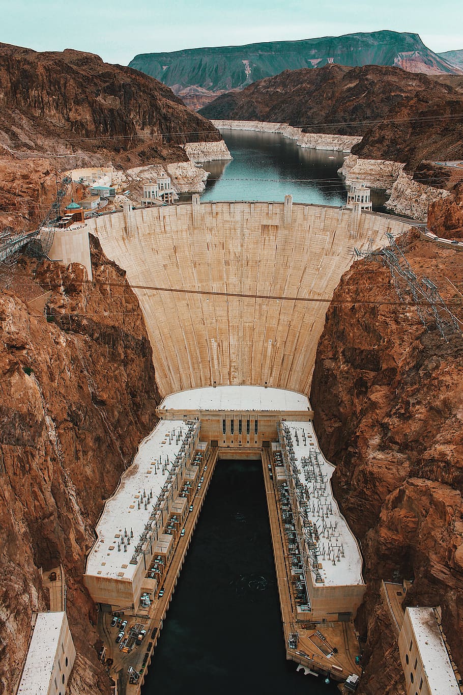 united states, hoover dam, water, sky, views, transformers, HD wallpaper