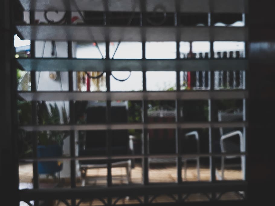 window, chairs, indoors, shelf, no people, close-up, focus on foreground HD wallpaper