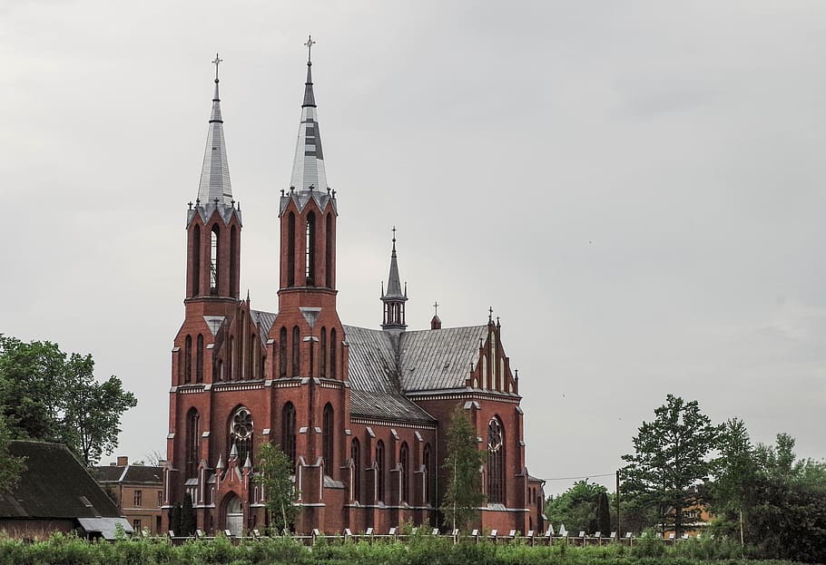 Photo of Church, ancient, architecture, building, cathedral, city HD wallpaper