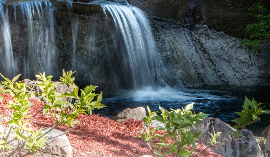 canada, la prairie, water, scenics - nature, motion, long exposure HD wallpaper
