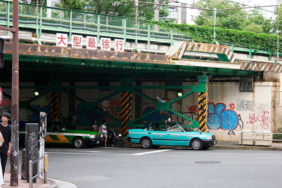 japan, shibuya, park avenue jinnan, graffiti, street, tokyo, HD wallpaper