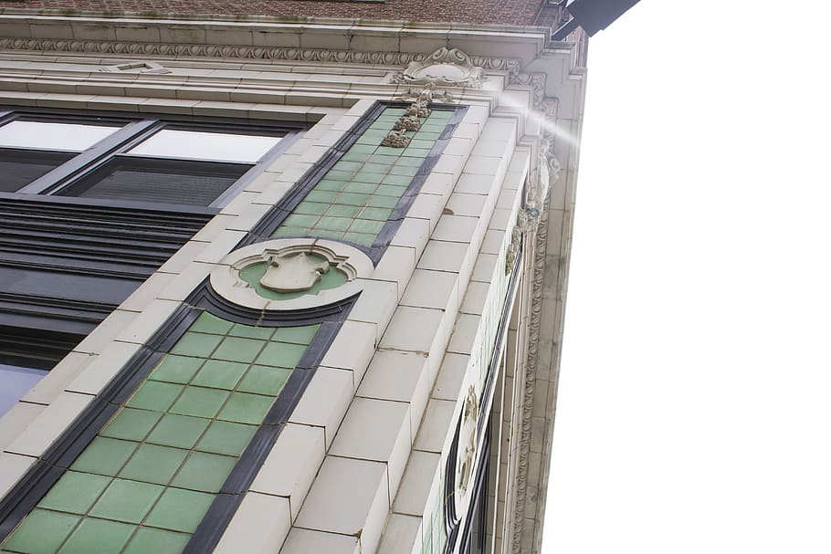 building, architecture, accents, tile, historic, built structure, HD wallpaper