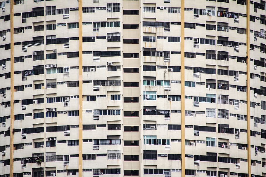 white concrete building, building exterior, architecture, built structure HD wallpaper