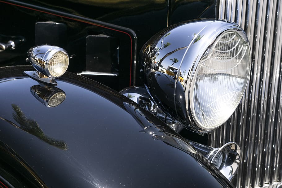 packard 8, convertible, 1930th, retro, dashboard, details, classic HD wallpaper