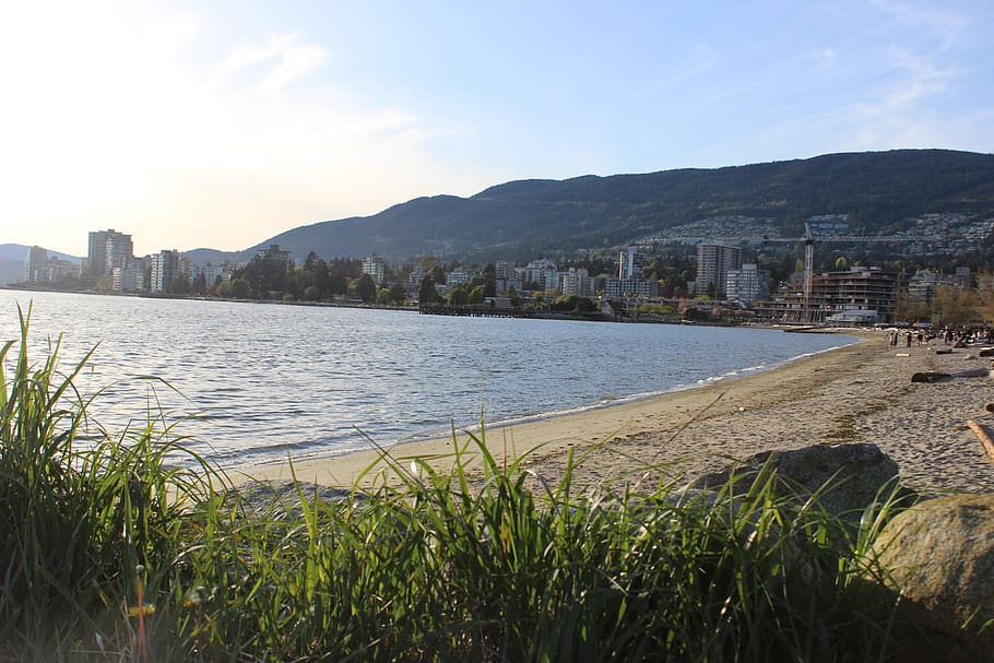 vancouver, canada, waterfront, beautiful, beach, california HD wallpaper