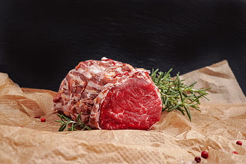 raw meat, food, steak, pork, roast, culinary, ham, seasoning HD wallpaper