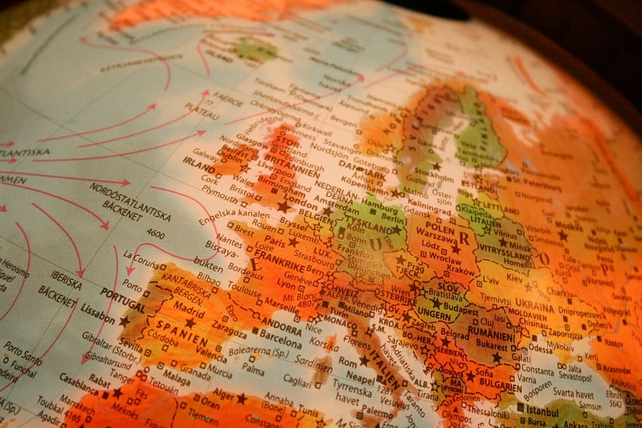 desk globe, planet, universe, astronomy, outer space, sphere HD wallpaper