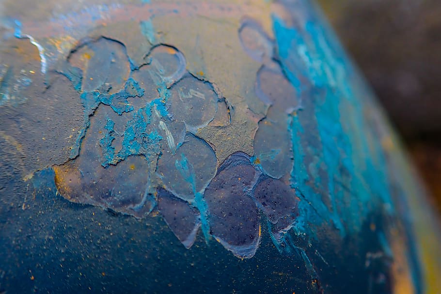 astronomy, outer space, universe, sphere, painting, art, rust HD wallpaper