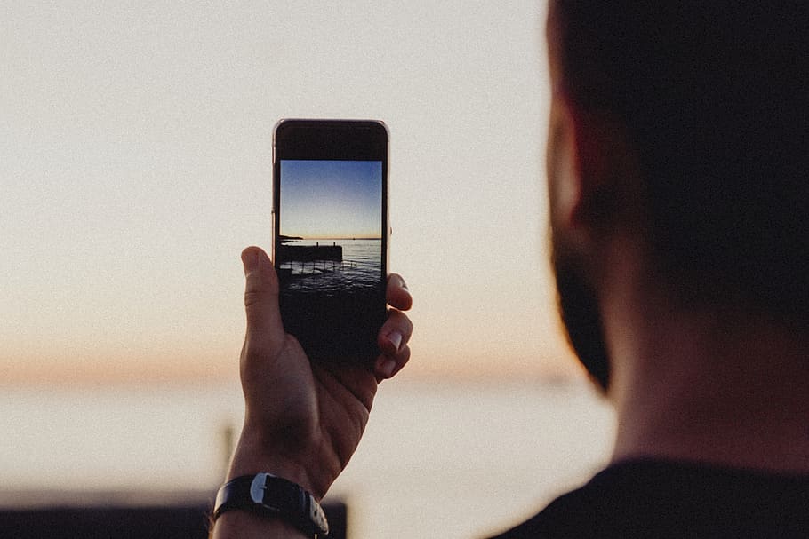 camera, capturing, cellphone, close up, closeup, countryside HD wallpaper