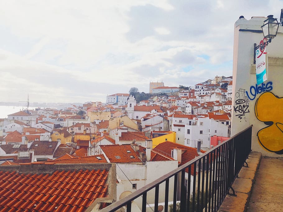 white and brown city, built structure, architecture, building exterior HD wallpaper