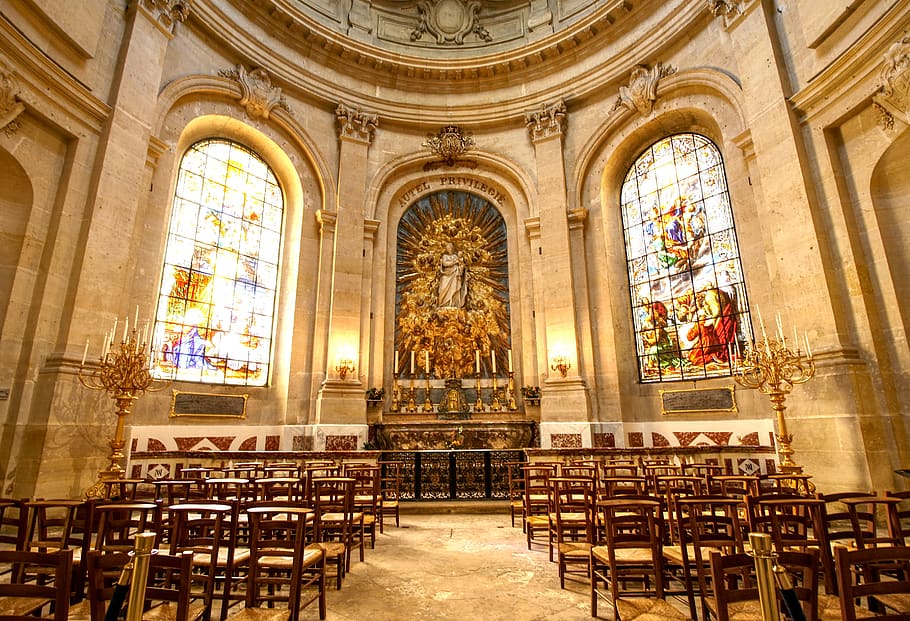 altar, catholic, tabernacle, mass, religion, church, chapel, HD wallpaper