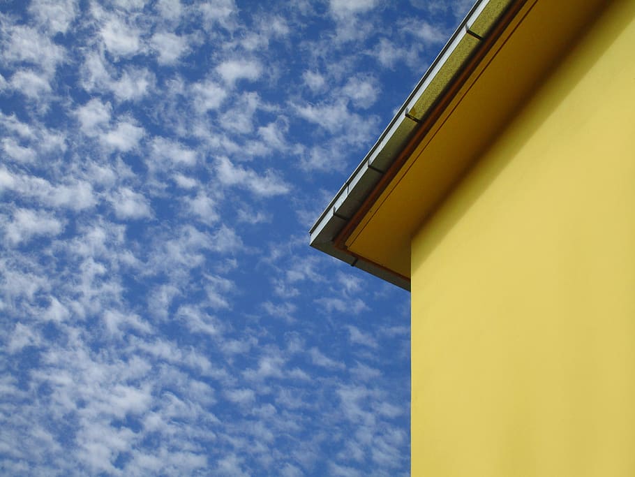 sky, cloud, building, construction, cloud - sky, architecture HD wallpaper