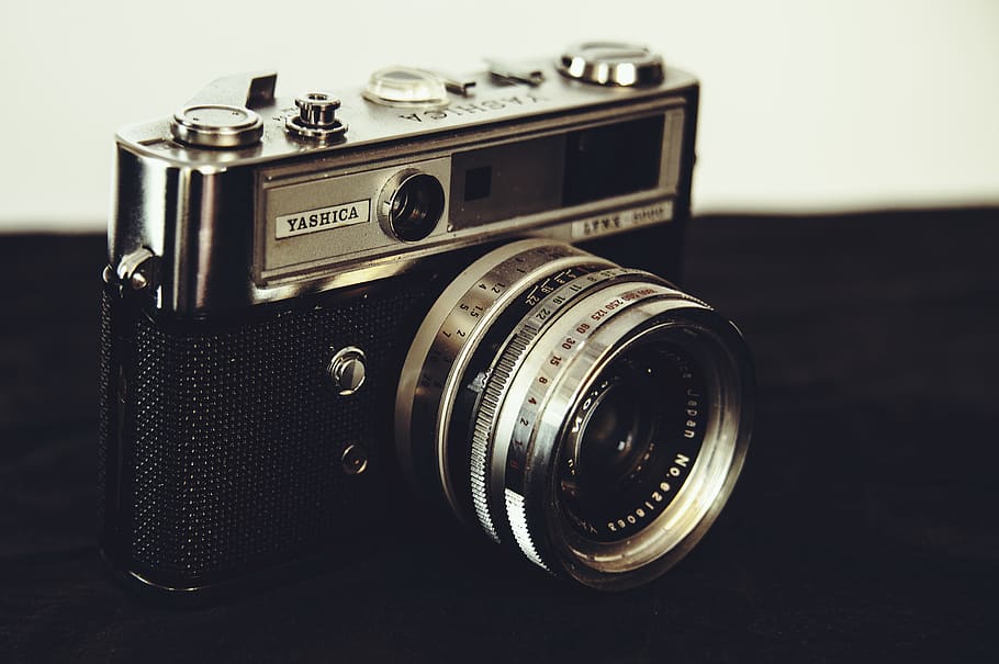 black Tassica mirrorless camera, technology, photography themes HD wallpaper