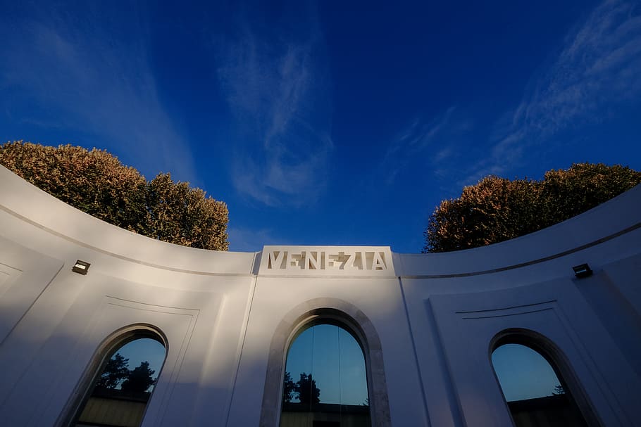 white Venezia arch, building, architecture, tree, plant, window HD wallpaper