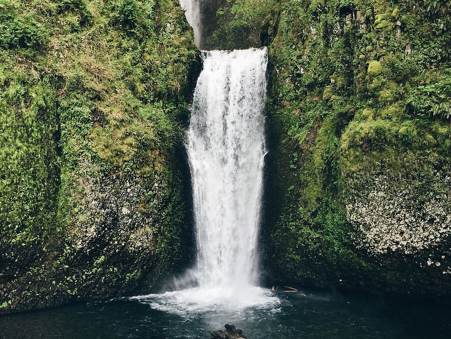 Landscape Photography of Waterfall, nature, motion, scenics - nature HD wallpaper