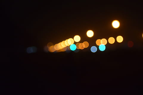 lighting, flare, headlight, led, spotlight, lightbulb, asphalt HD wallpaper