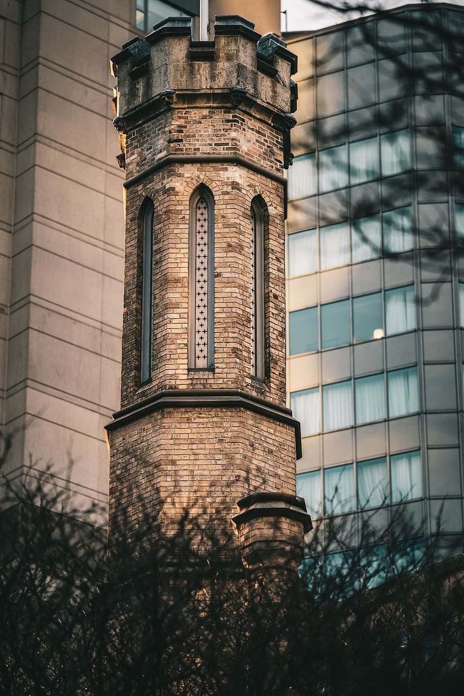 brown concrete tower, building, architecture, clock tower, brick HD wallpaper