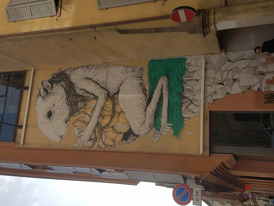 graffiti, mouse, greed, art, italy, modena, street art, mural HD wallpaper