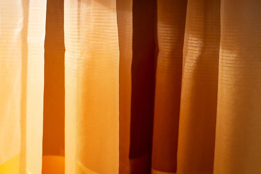 fabric, curtain, translucent, apartment, decoration, texture HD wallpaper