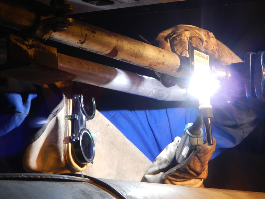 work, welding, business, working, occupation, indoors, metal HD wallpaper
