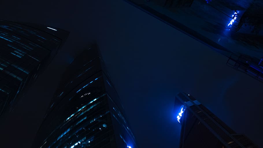 lighting, building, office building, flare, architecture, city HD wallpaper
