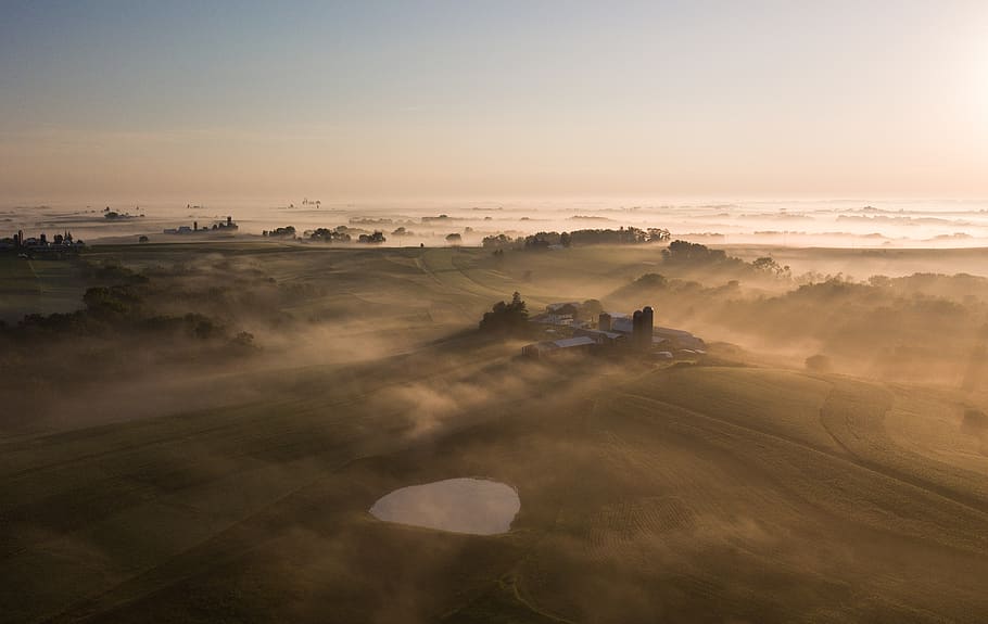 deserted place, environment, landscape, sky, fog, scenics - nature HD wallpaper