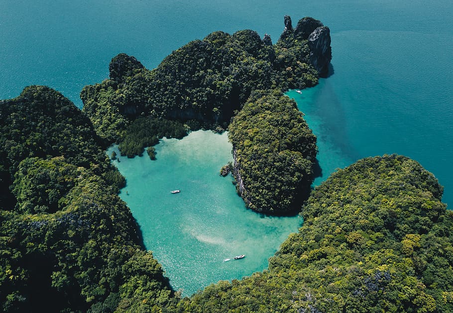 jungle islands, outdoors, nature, ocean, sea, water, shoreline HD wallpaper
