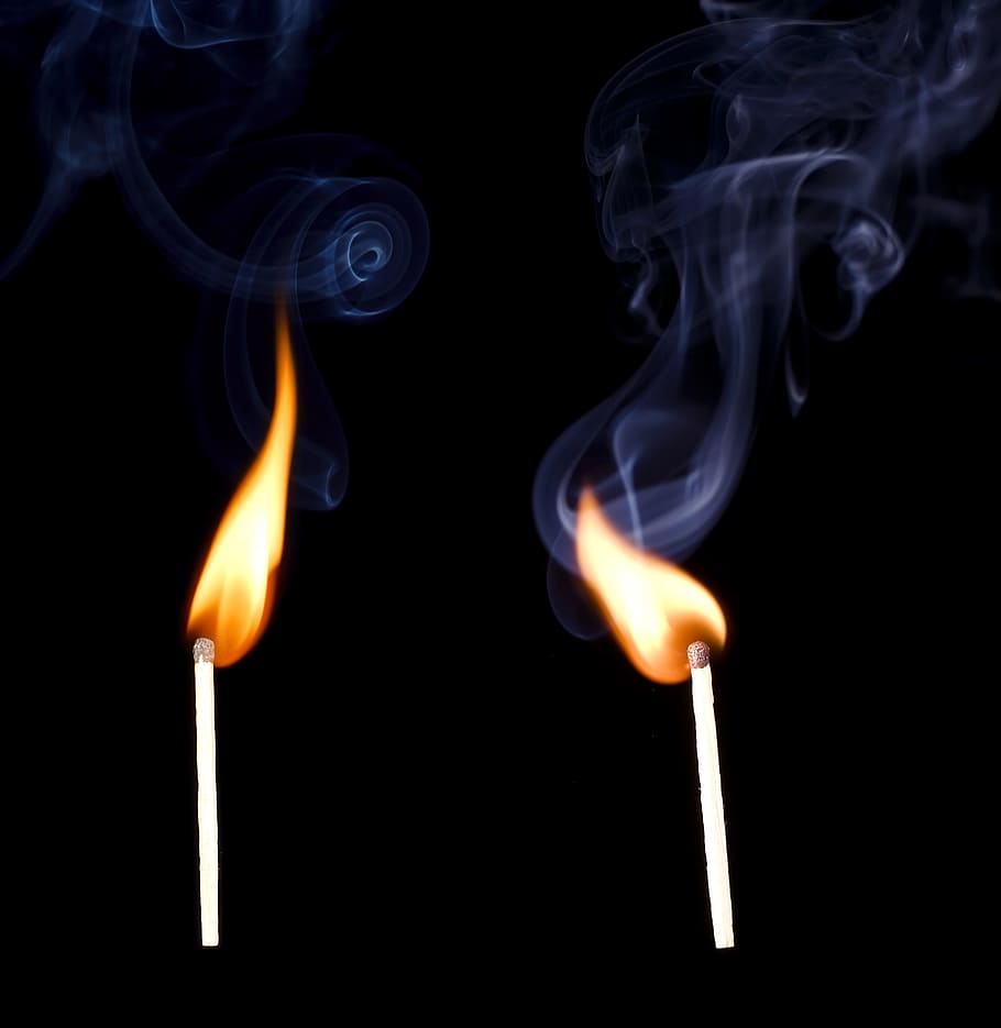 abstract, black, bright, burn, closeup, dark, detail, fire HD wallpaper