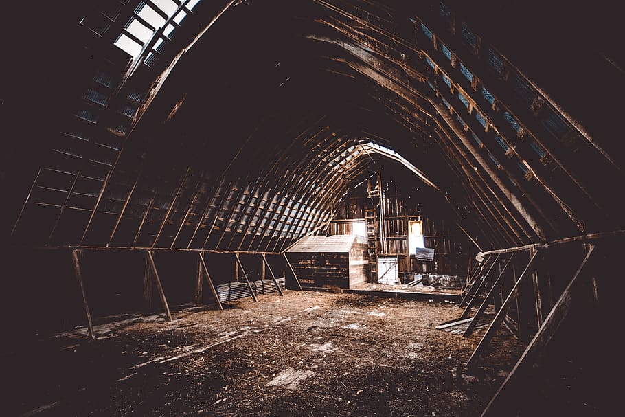 shipwreck interior, building, loft, housing, attic, hangar, indoors HD wallpaper