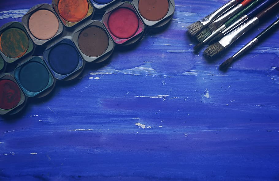 texture, material, art, paint, painting, color, colorful, brush HD wallpaper