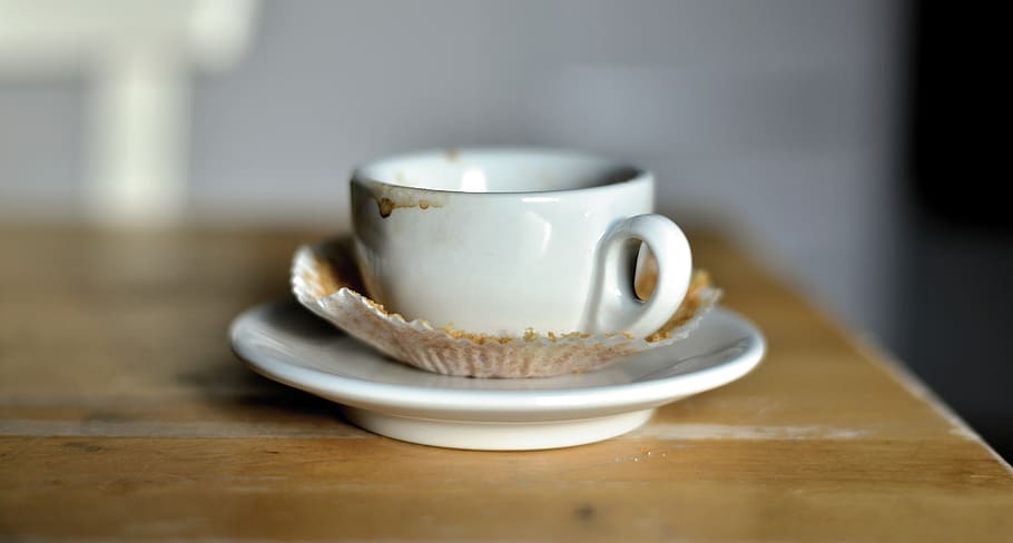 cup, espresso, empty, benefit from, coffee break, coffee cup HD wallpaper