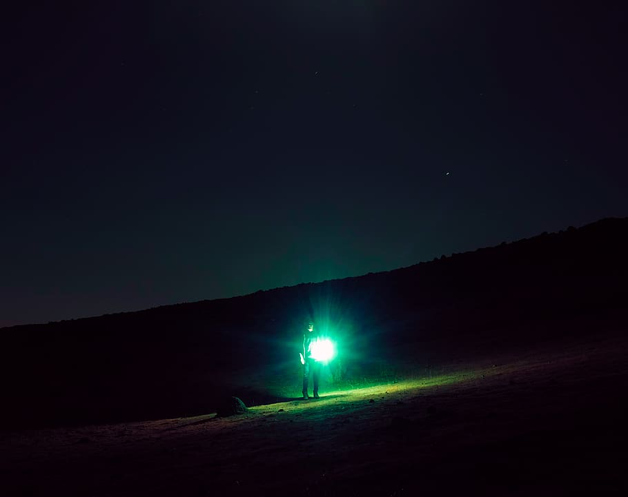 neon, mountain, light, night, illuminated, sky, lighting equipment HD wallpaper