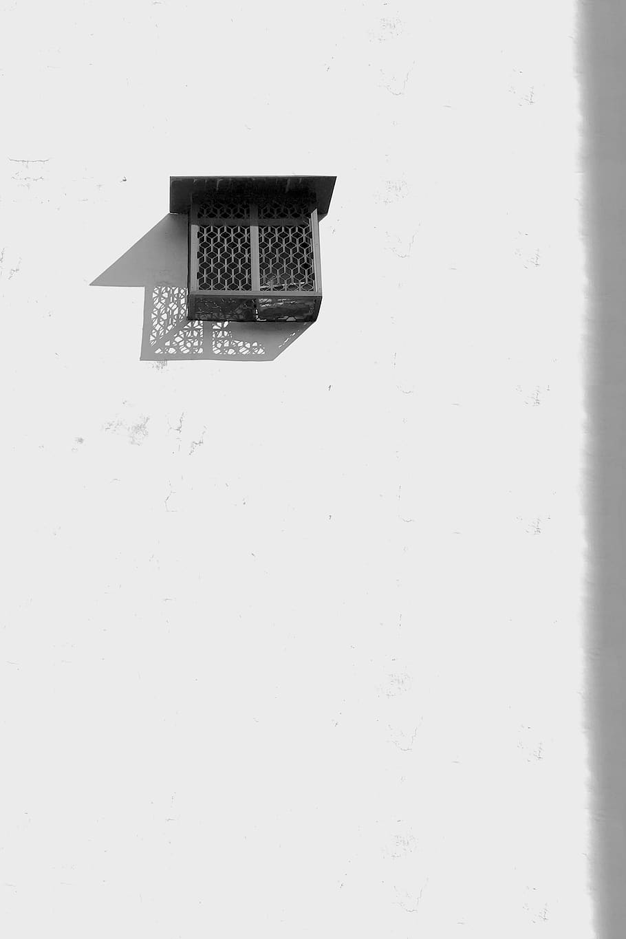 gray metal cage on wall, architecture, built structure, wall - building feature HD wallpaper