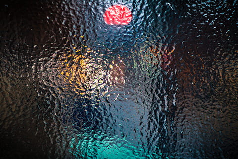 glass surface, light, texture, water, night, winter, city, cold HD wallpaper